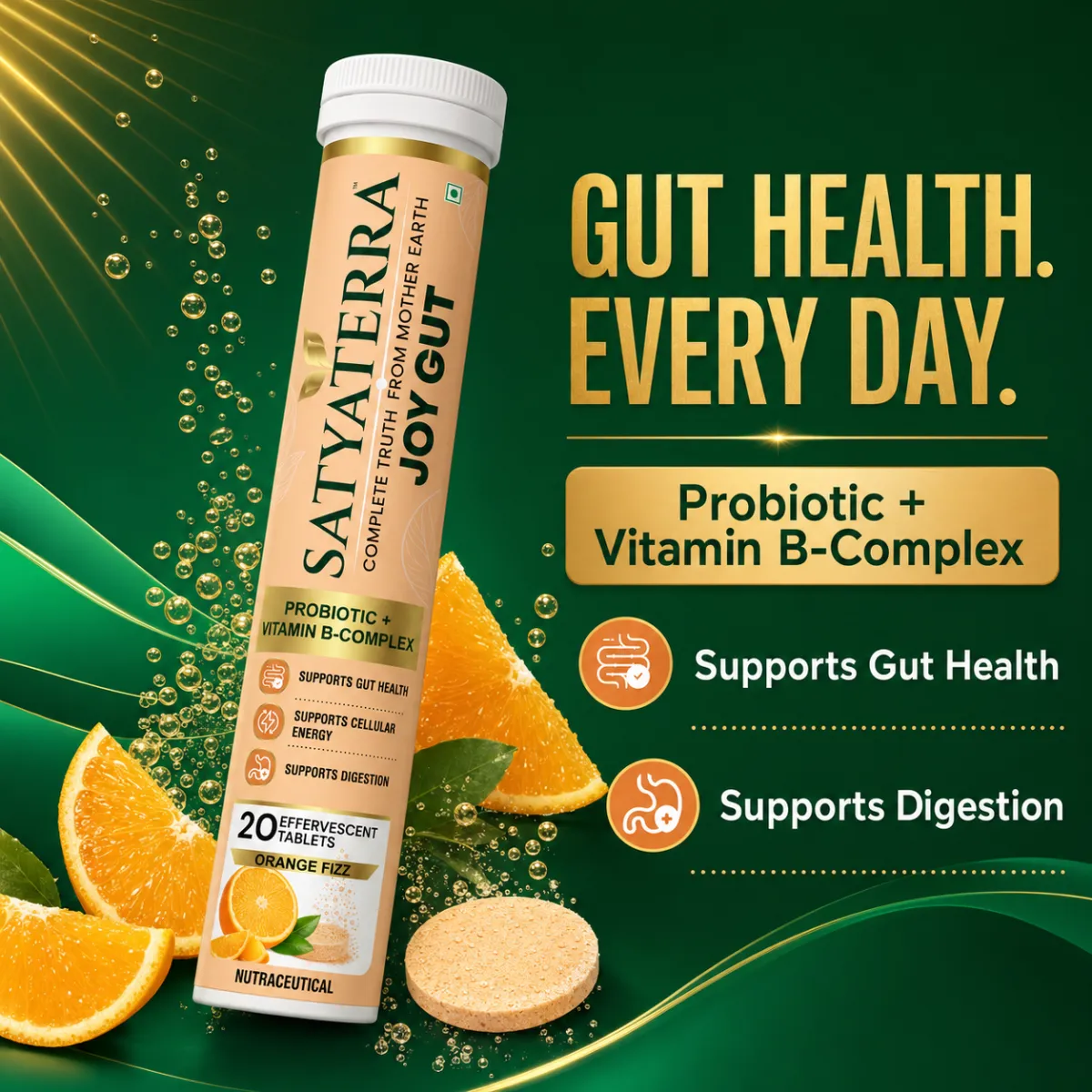 The science behind Joy Gut™: probiotics, gut health & the gut–brain axis